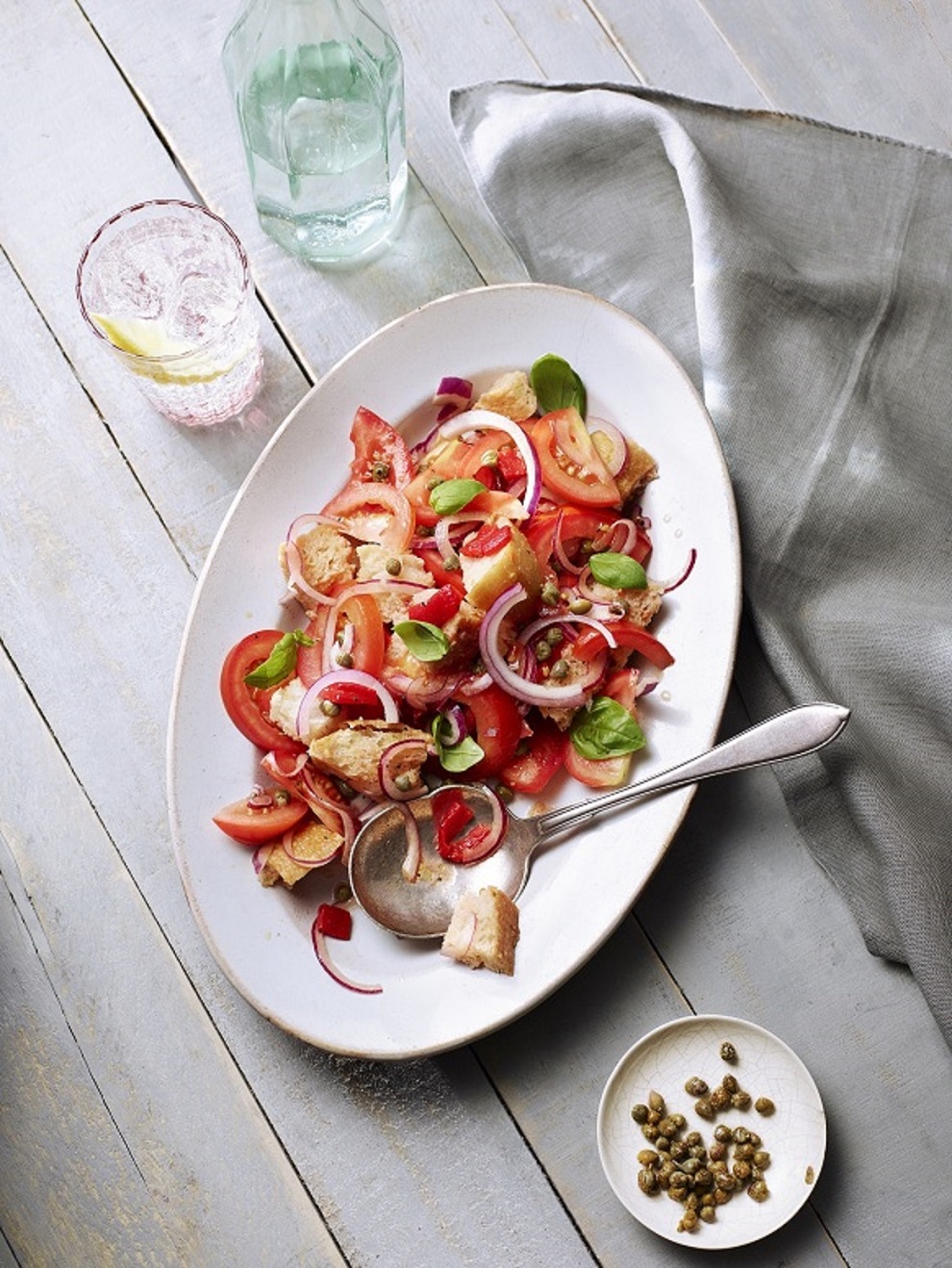 Tomato and Bread Sunshine Salad (Panzanella)