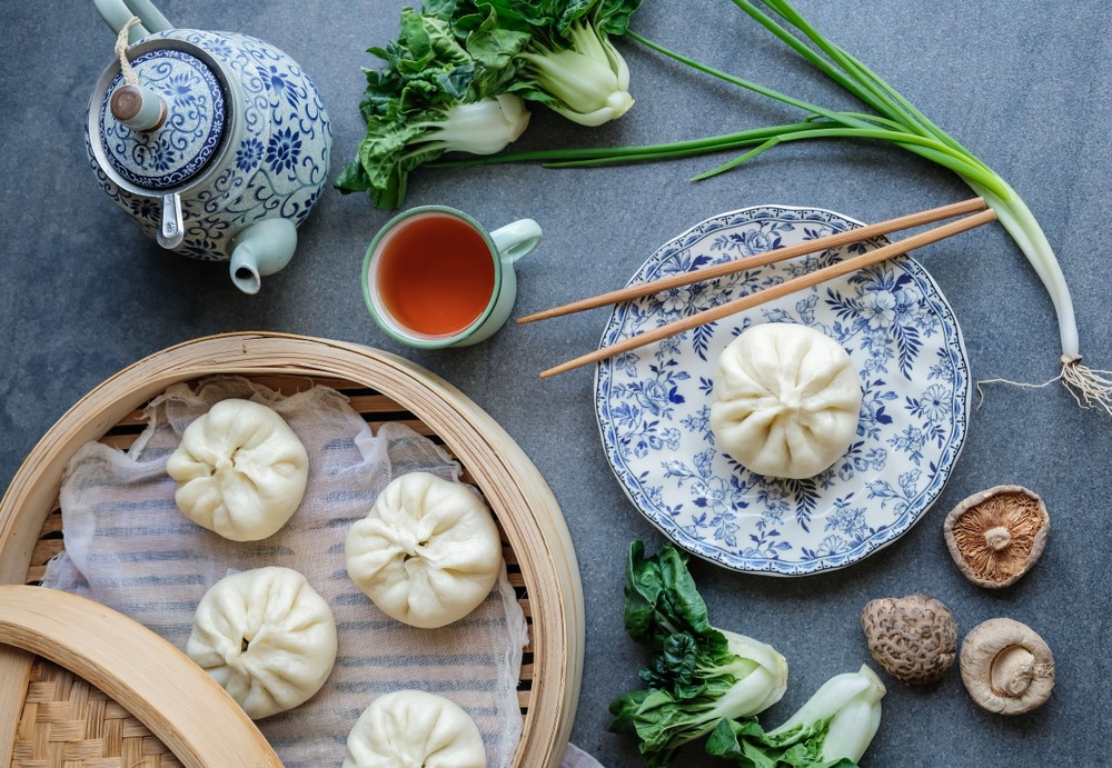 Steamed Baos & Spring Rolls