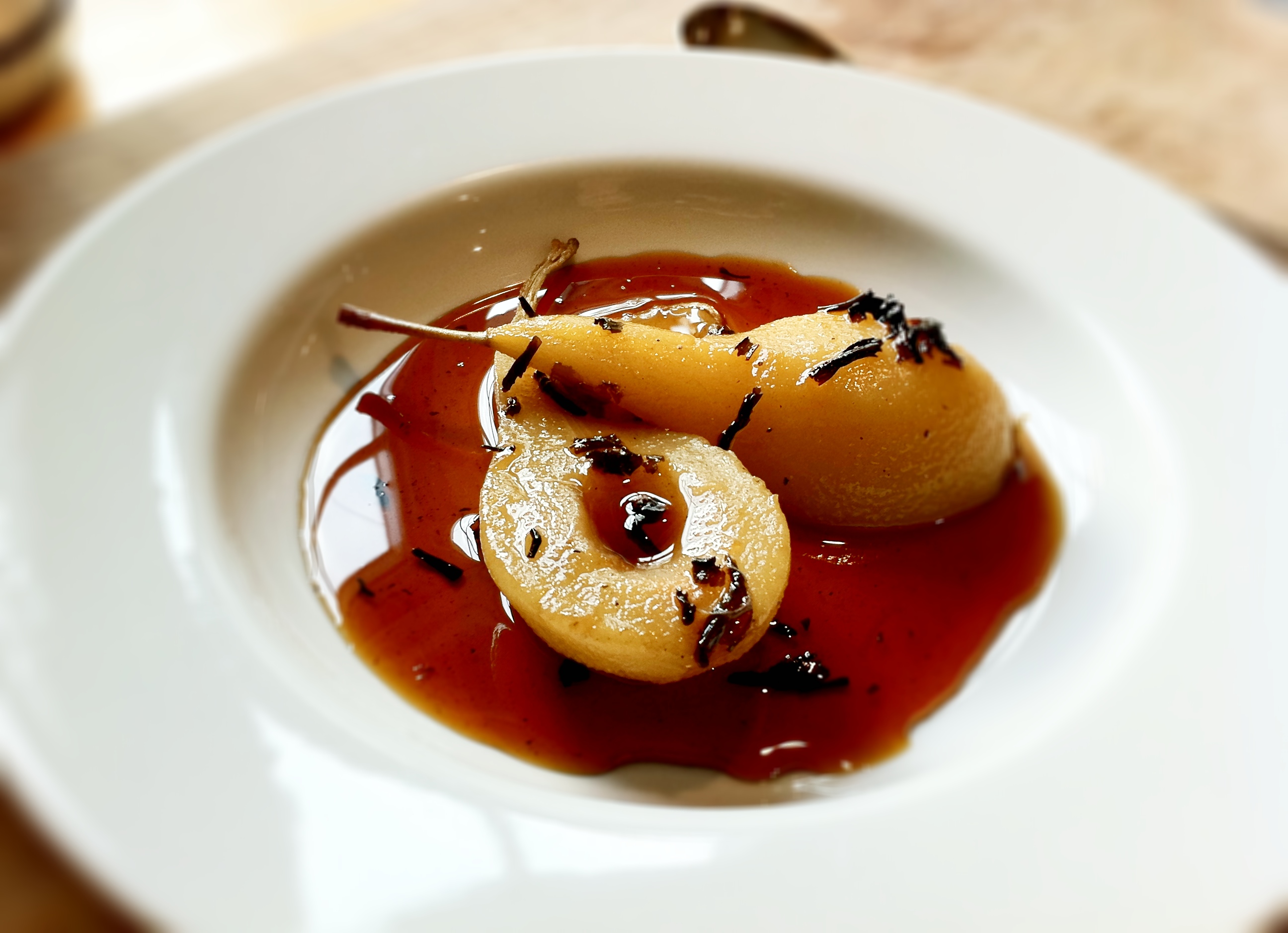 Spiced Poached Pears