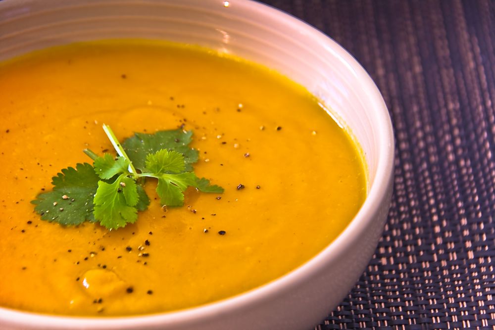 Carrot and Coriander Soup Made In Hackney