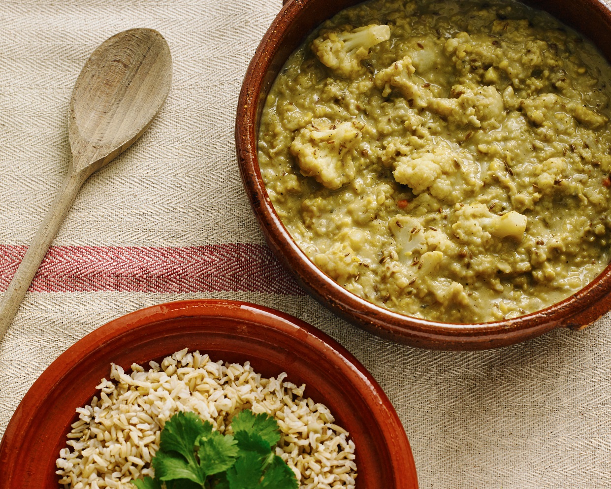 Yellow Lentil and Cauliflower Curry