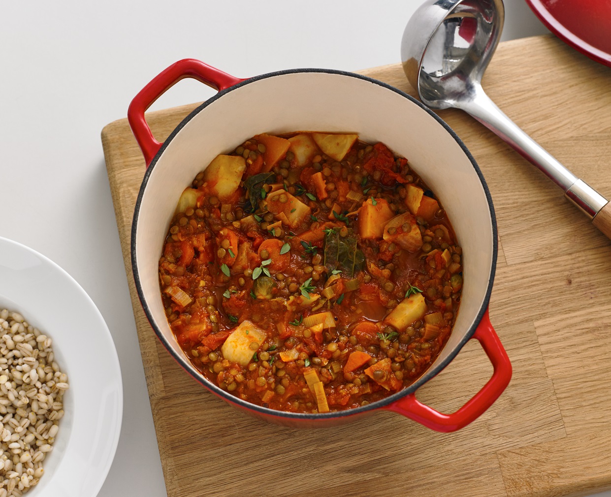 Easy Lentil Hot Pot