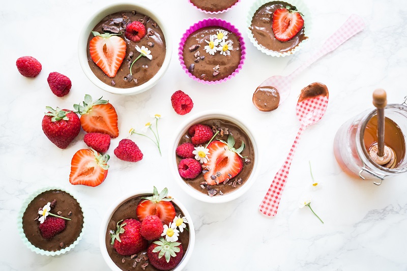 Raw Chocolate Pots 