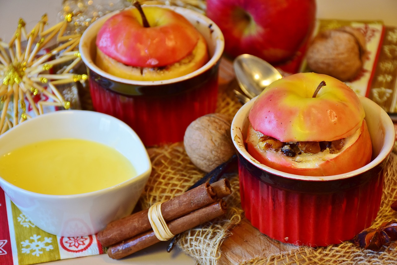 Fruit & Nut Baked Apples