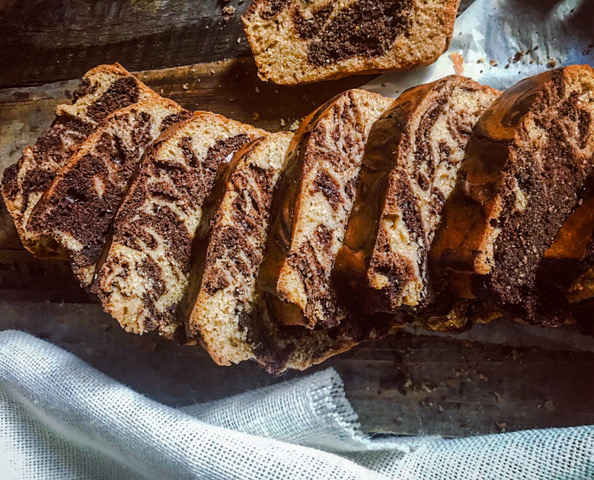 Wild Orange Chocolate Marble Cake