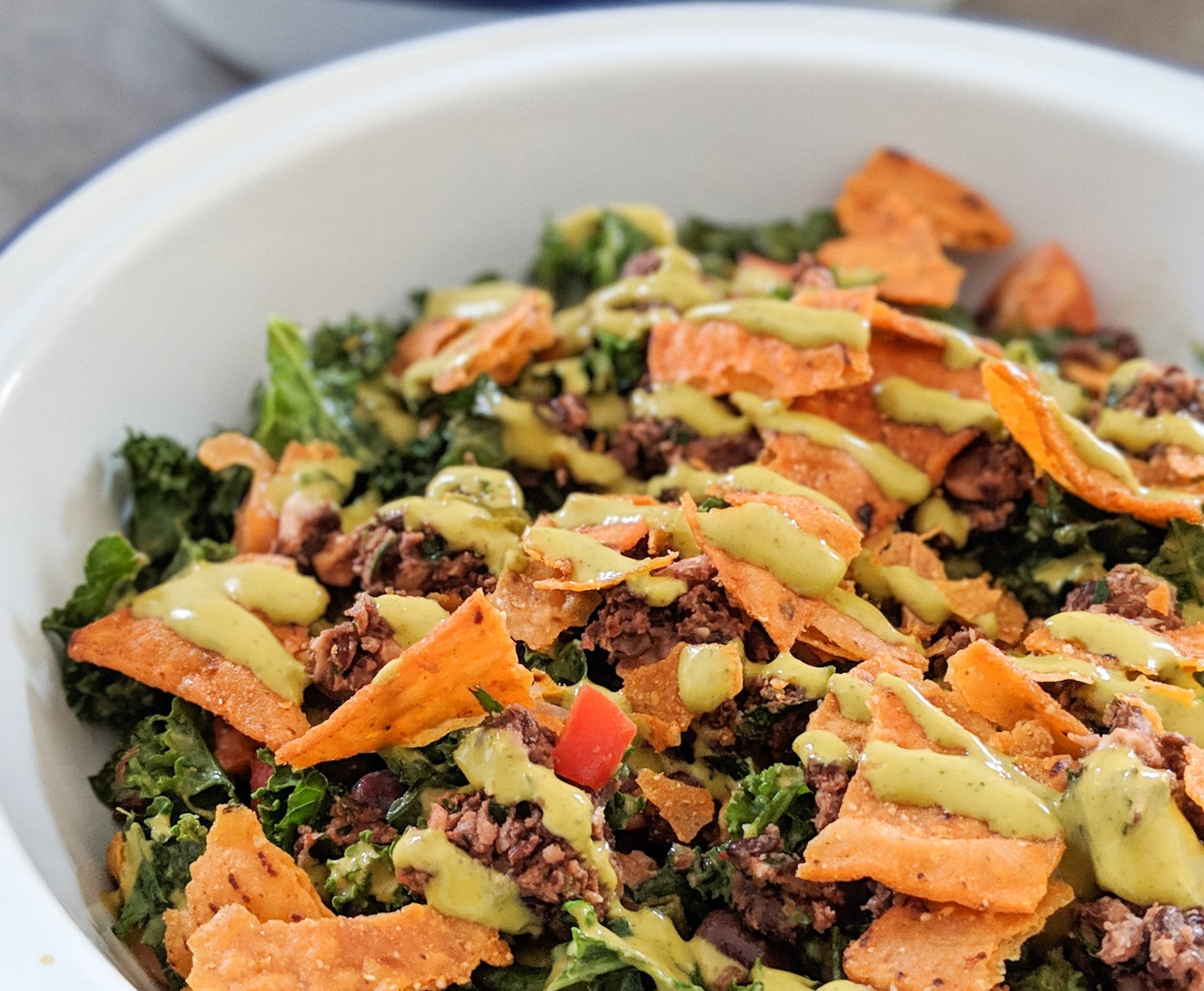 Kale Taco Salad 