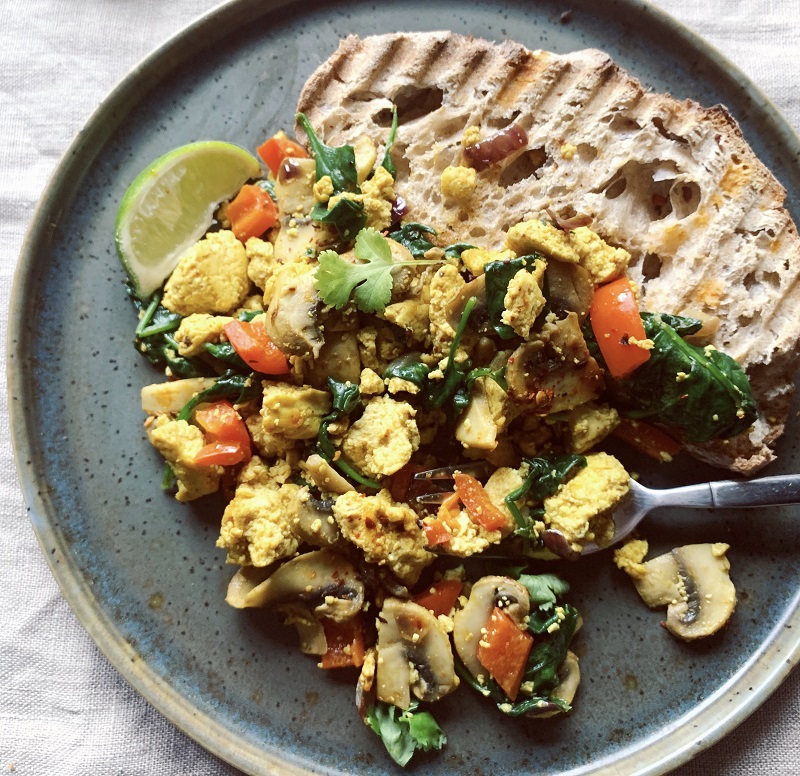 Turmeric Tofu Scramble