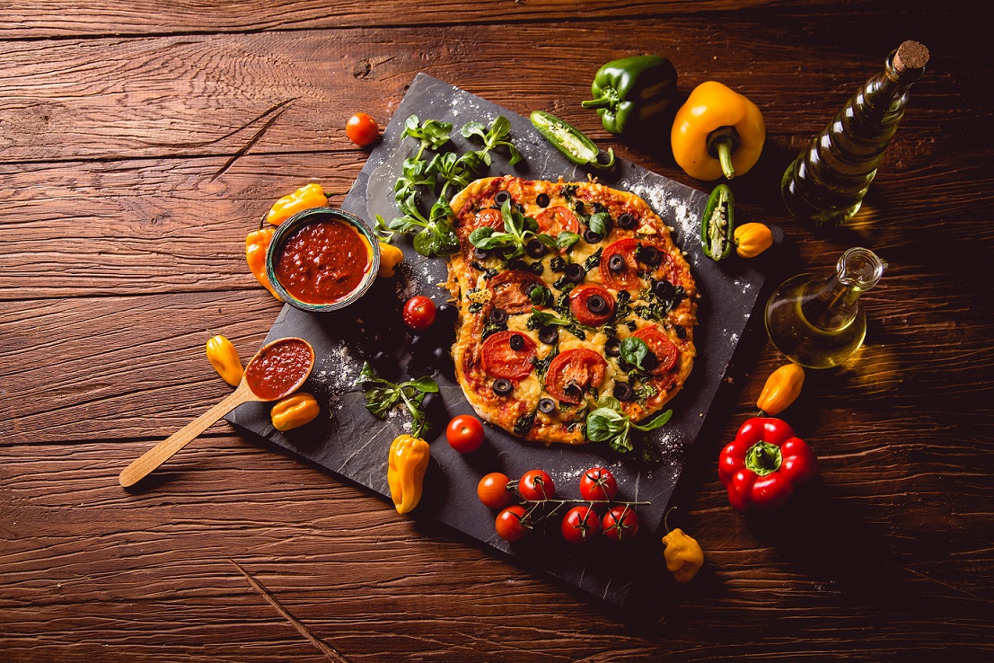 Roasted Vegetable Pizza