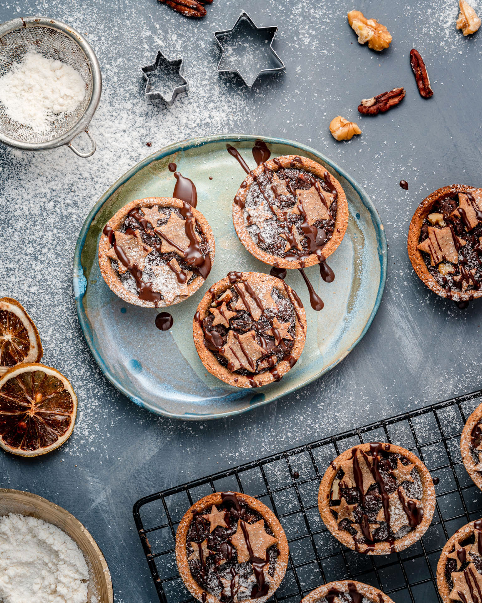 Chocolate Orange No-Mince Pies