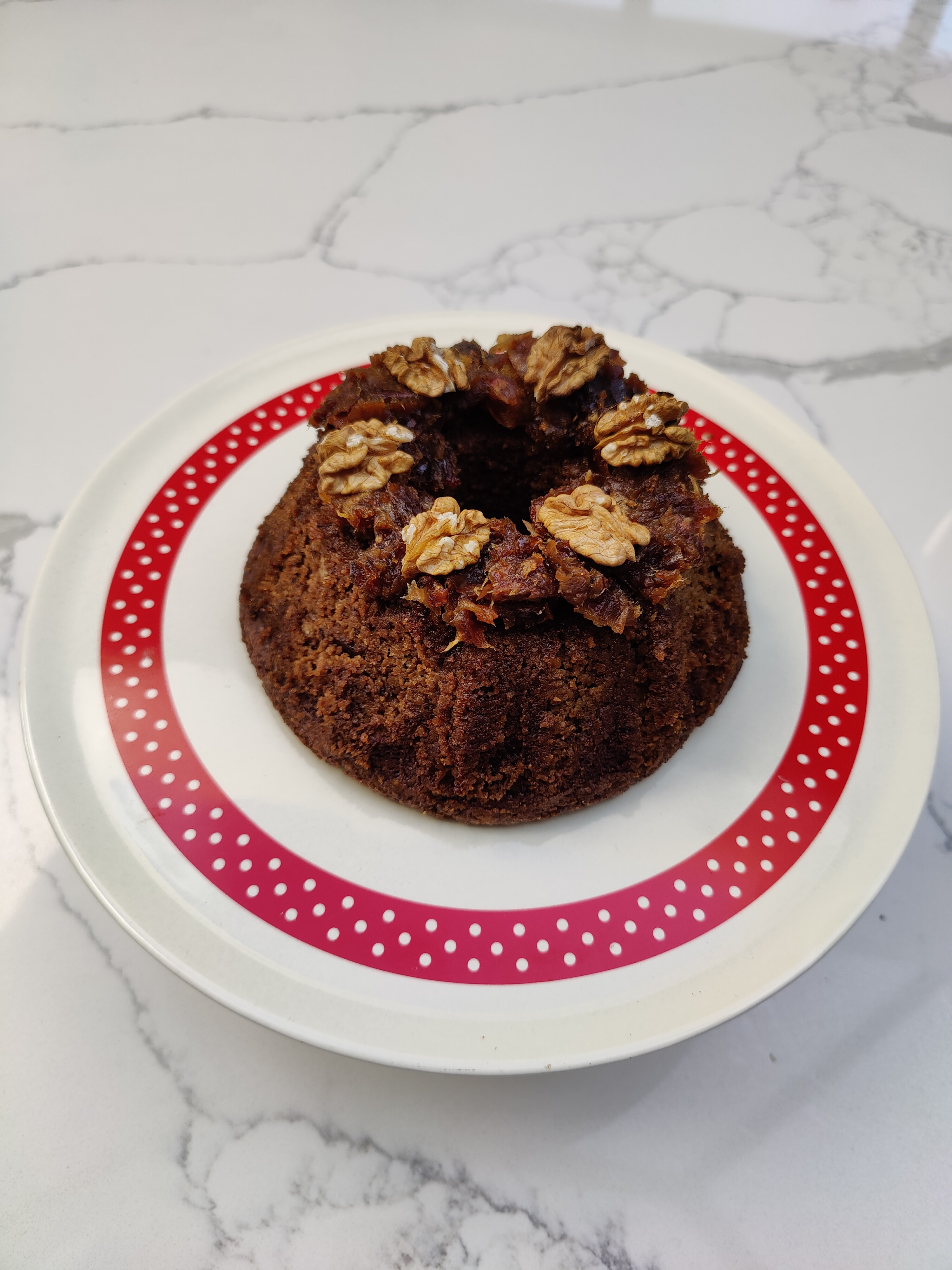 Coffee and walnut cake